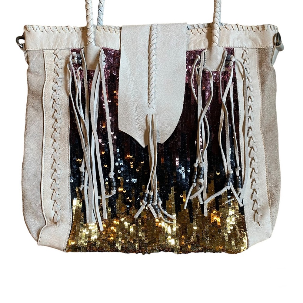 Free People Midnight Hour Sequin Tote - Picture 2 of 10
